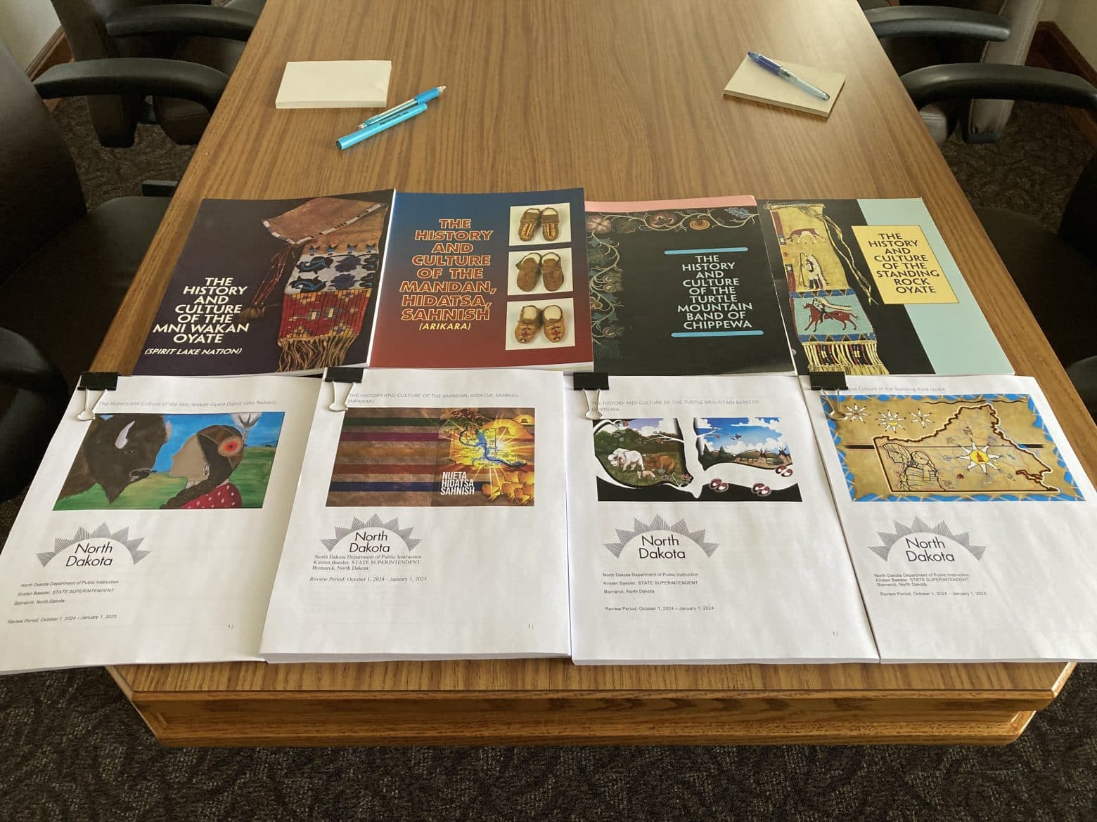 The Department of Public Instruction will release the updated North Dakota Tribal History & Culture guides next fall for the 2025-2026 school year. The updated version will add 30 pages to the books with more contemporary, modern information for each of the four Tribal curriculum guides.