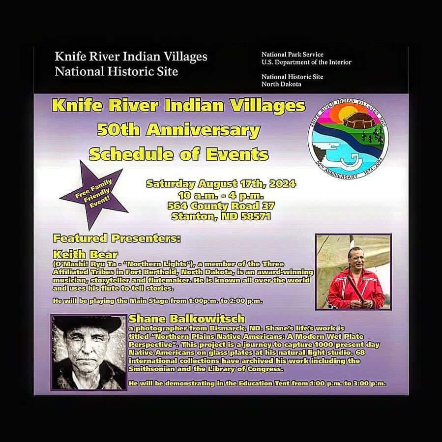 Knife River Indian Villages National Historic Site staff have been planning the 50th-anniversary celebration since last August. (Photo courtesy of Knife River Indian Villages National Historic Site)