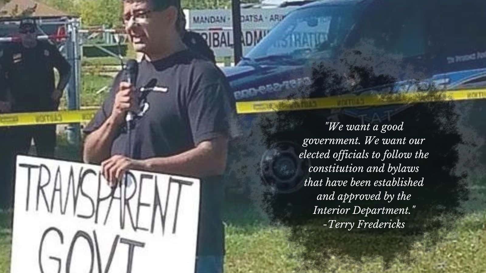 A new Letter to the Editor shines light on the Mark Fox Administration's evasive tactics to limit tribal transparency. Photo created by Sara Marcum.