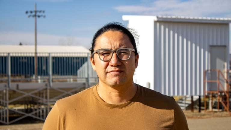 Eugene "Ray" Taken Alive has been fighting for the return of his grandmother's voice recordings from the Lakota Langauge Consortium since her death in 2020. (Photo by Amelia Schafer, ICT/Rapid City Journal)