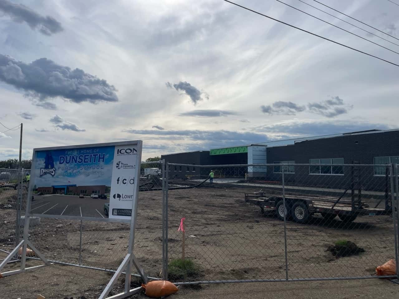 A CTE center expansion expected to cost around $16.9 million is still currently under construction at Dunseith High School, with expected opening planned for some time in 2024. Photo Michael Standaert.