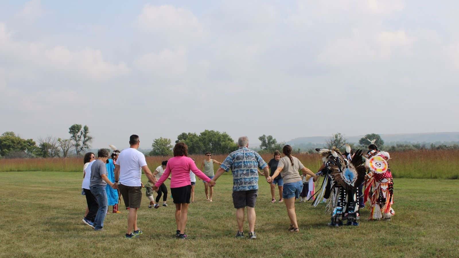 Prairie Rose Seminole will be using First Nations Day as a time of rest and reflection. She encourages those interested in educating themselves about North Dakota’s tribes to visit places such as Knife River Indian Villages National Historic Site, pictured during its 50th anniversary on Aug. 17. (Photo Buffalo's Fire/ Adrianna Adame)