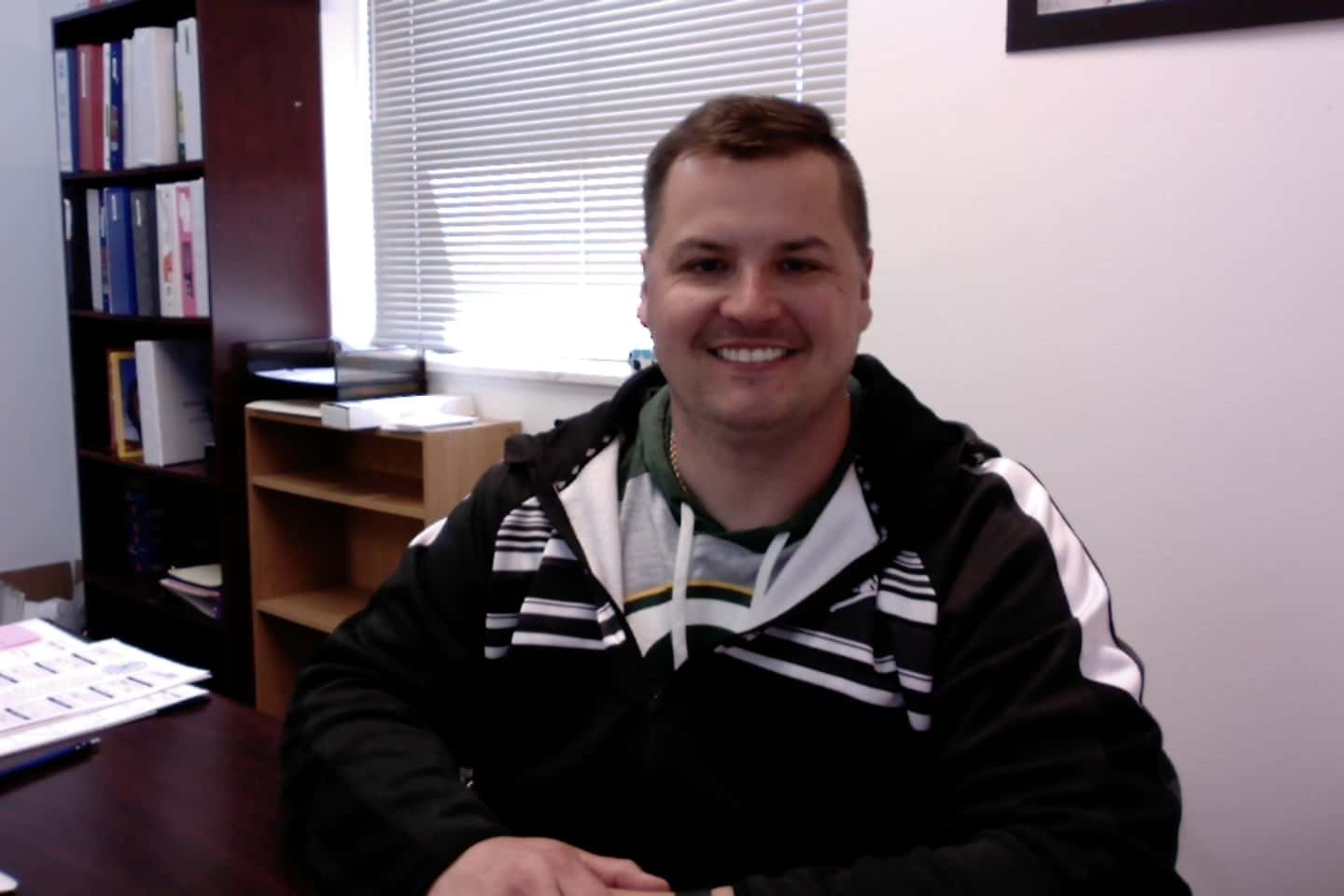 Tyson Maxon's next goal as principal of Cannon Ball Elementary is to raise the school’s academic and cultural status. (Photo courtesy of Tyson Maxon)