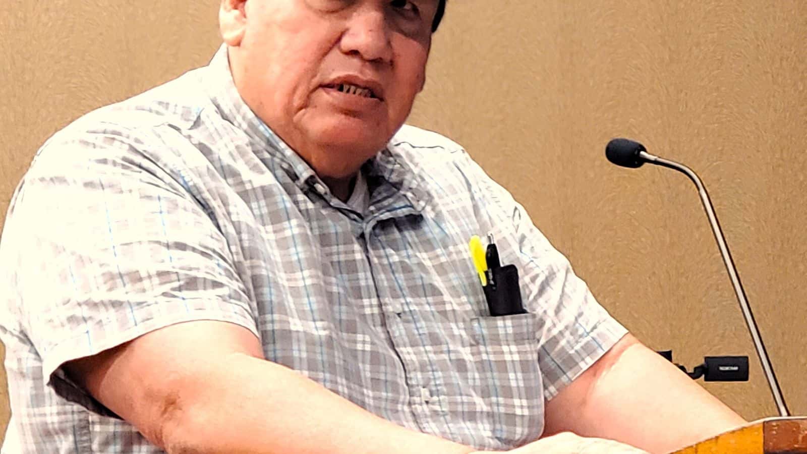 "If I had it my way personally, I'd like to see all the waters in the Black Hills have a mineral withdrawal on them,” said Oglala Sioux Tribe Water Resources Manager Reno Red Cloud