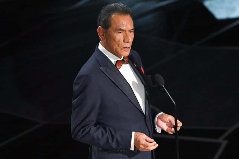 Photo by Rob Latour/REX/Shutterstock (9446184gy)
Wes Studi
90th Annual Academy Awards, Show, Los Angeles, USA - 04 Mar 2018