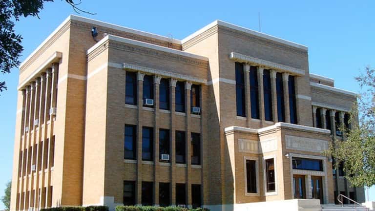 The Charles Mix County Courthouse in Lake Andes, South Dakota. (Courtesy Charles Mix County website)