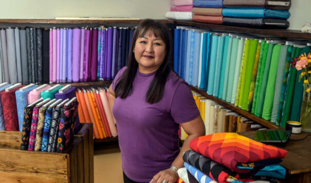 Award-winning Native star quilt maker opens storefront